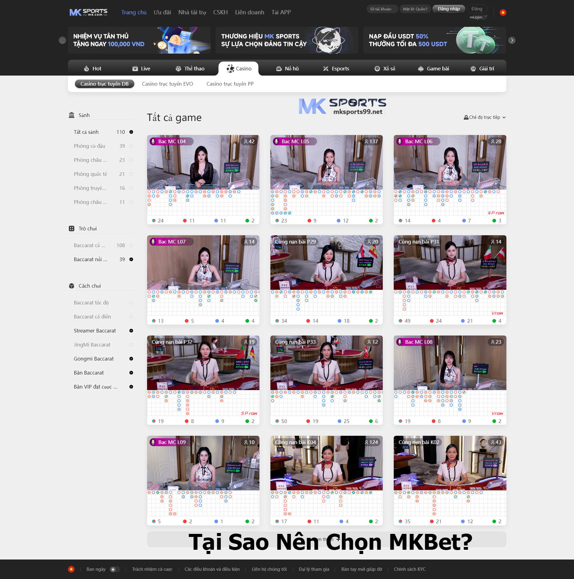 Tại Sao Nên Chọn MKBet-Mksports